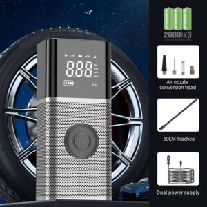 CARSUN T2220 Smart Wireless Digital Air Pump — High-Power Car Tire Inflator