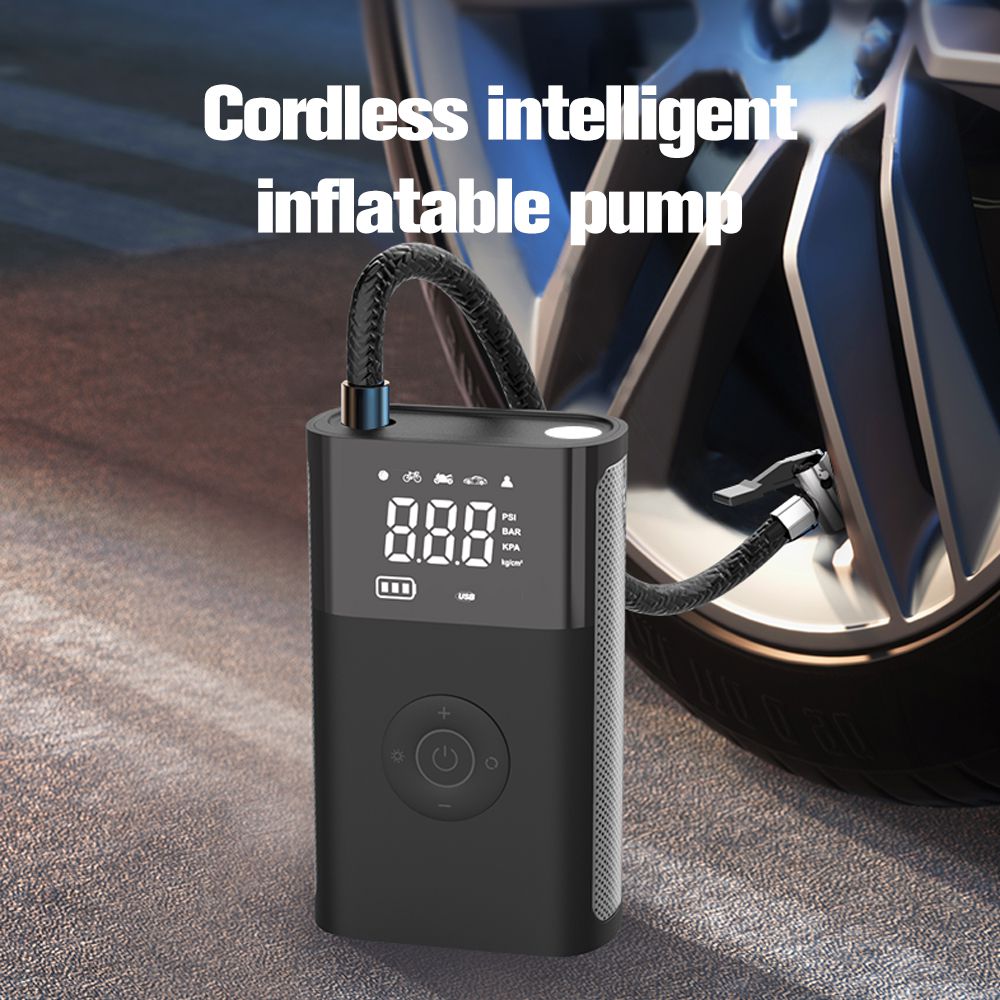 CARSUN Wireless Smart Digital Air Pump — Portable Car Tire Inflator