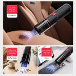 Car Vacuum Cleaner CARSUN Wireless Handheld Car Vacuum Cleaner, 3500PA Portable Mini Handheld Vacuum for Car Interior & Home Use