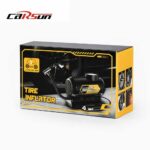 Vehicle-mounted air pump CARSUN T2166 Wired Mechanical Pointer Tire Inflator, 12V Portable Car Tire Air Pump