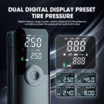 Vehicle-mounted air pump CARSUN Portable Wireless Digital Display Air Pump with Power Bank Function