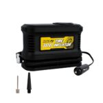 Vehicle-mounted air pump Mini Wired Car Tire Inflator with Mechanical Pointer Gauge, 12V Portable Vehicle Air Compressor Powered by Cigarette Lighter