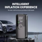 Vehicle-mounted air pump CARSUN Portable Wireless Digital Display Air Pump with Power Bank Function