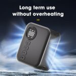 Brushless bicycle pump Ultra-Mini Wireless Portable Air Pump — Brushless Motor, 150 PSI, Digital Display