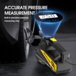 Vehicle-mounted air pump 150 PSI High-Power Digital Car Tire Inflator — Portable Handheld Air Pump