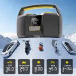 Vehicle-mounted air pump CARSUN Dual-Cylinder Wired Digital Car Air Compressor — High-Power Tire Inflator Pump
