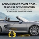 Vehicle-mounted air pump CARSUN High-Power Dual-Cylinder Wired Digital Air Compressor — Car Tire Inflator Pump