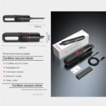 Car Vacuum Cleaner CARSUN Wireless Handheld Car Vacuum Cleaner, 3500PA Portable Mini Handheld Vacuum for Car Interior & Home Use