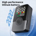 Vehicle-mounted air pump CARSUN T222A Wireless Smart Car Tire Inflator, Portable Digital Display Vehicle Tire Inflation Pump