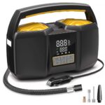 Vehicle-mounted air pump CARSUN Dual 25-Cylinder Wired Car Tire Inflator (12V Cigarette Lighter Version)