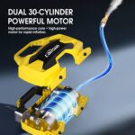 Vehicle-mounted air pump CARSUN High-Power Dual-Cylinder Wired Digital Air Compressor — Car Tire Inflator Pump