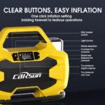 Vehicle-mounted air pump CARSUN High-Power Dual-Cylinder Wired Digital Air Compressor — Car Tire Inflator Pump