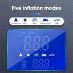 Vehicle-mounted air pump CARSUN T2250 Smart Wireless Digital Air Pump — Dual-Mode Car Tire Inflator