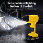 Vehicle-mounted air pump CARSUN Smart Wireless Digital Tire Inflator, Portable Car Tire Air Pump