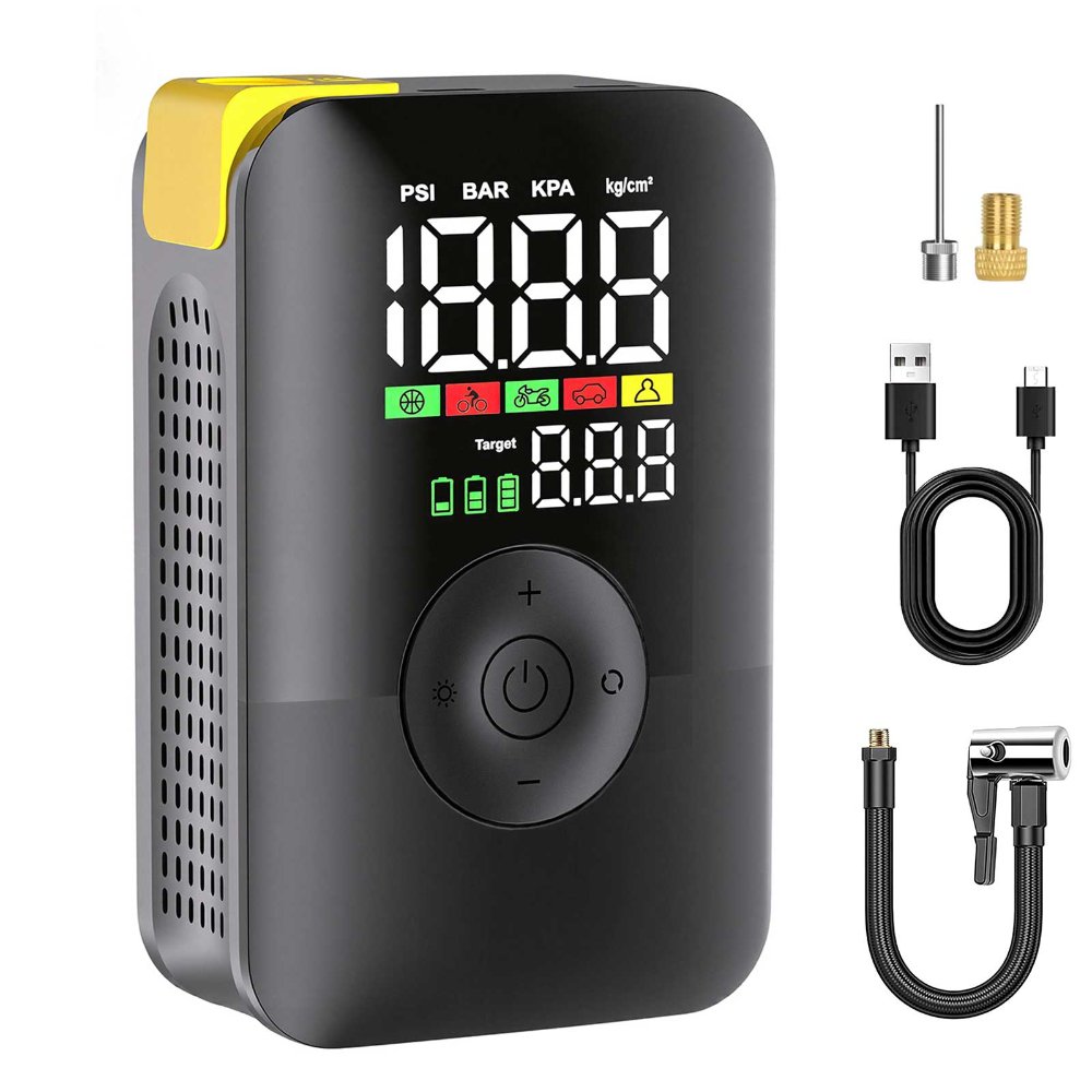 Vehicle-mounted air pump CARSUN Wireless Smart Digital Air Pump — Portable Car Tire Inflator