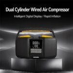 Vehicle-mounted air pump CARSUN Dual 25-Cylinder Wired Car Tire Inflator (12V Cigarette Lighter Version)