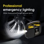 Vehicle-mounted air pump CARSUN Dual-Cylinder Wired Digital Car Air Compressor — High-Power Tire Inflator Pump