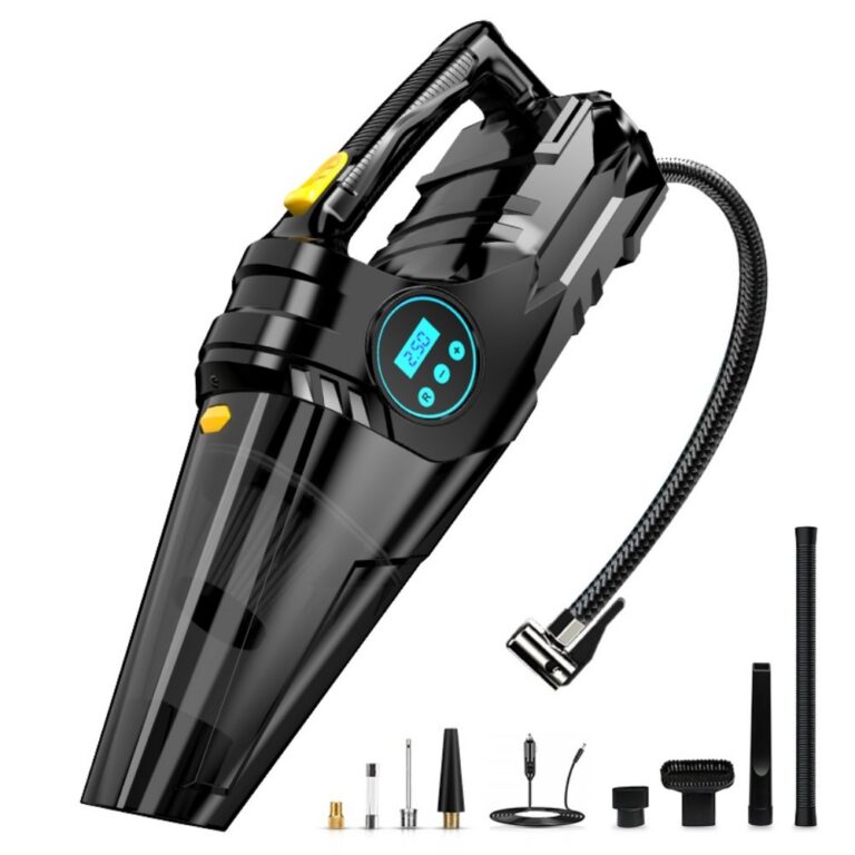 Vehicle-mounted air pump CARSUN 2-in-1 Car Vacuum & Tire Inflator, 12V Multi-function Car Vacuum Air Pump Combo