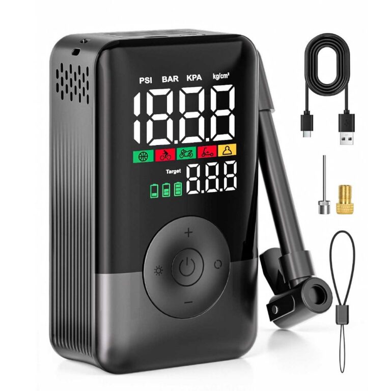 Brushless bicycle pump CARSUN Portable Wireless Smart Tire Inflator (17-Cylinder Lithium Battery Model)
