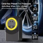 Vehicle-mounted air pump CARSUN T2199 Smart Wireless Digital Air Pump — Portable Car Tire Inflator