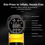 Vehicle-mounted air pump CARSUN Smart Wireless Digital Tire Inflator, Portable Car Tire Air Pump