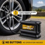 Vehicle-mounted air pump CARSUN T2227 12V Cigarette Lighter Mechanical Pointer Car Tire Inflator