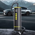 Vehicle-mounted air pump T2197 Wired Digital Display Car Tire Inflator — 12V High-Power Automotive Air Pump