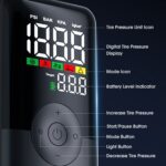 Brushless bicycle pump CARSUN Portable Wireless Smart Tire Inflator (17-Cylinder Lithium Battery Model)