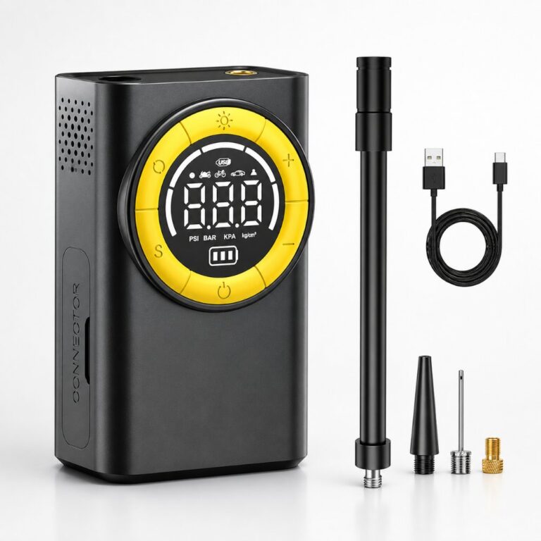 Vehicle-mounted air pump CARSUN Smart Wireless Digital Air Pump — Portable Car Tire Inflator
