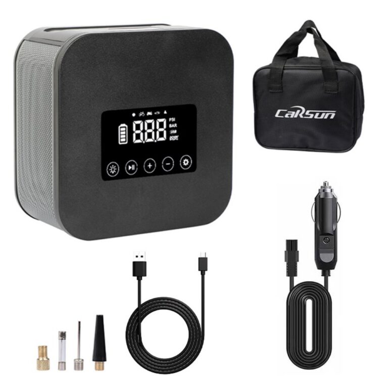 Vehicle-mounted air pump CARSUN T2300 Wireless Lithium Car Tire Inflator (Dual Use: Cordless & Wired)