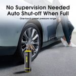 Vehicle-mounted air pump T2197 Wired Digital Display Car Tire Inflator — 12V High-Power Automotive Air Pump