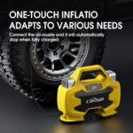 Vehicle-mounted air pump CARSUN High-Power Dual-Cylinder Wired Digital Air Compressor — Car Tire Inflator Pump