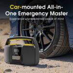 Vehicle-mounted air pump CARSUN Dual-Cylinder Wired Digital Car Air Compressor — High-Power Tire Inflator Pump
