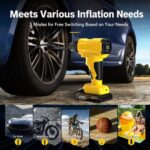 Vehicle-mounted air pump CARSUN Smart Wireless Digital Tire Inflator, Portable Car Tire Air Pump