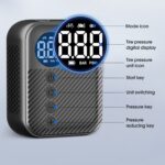 Brushless bicycle pump Ultra-Mini Wireless Portable Air Pump — Brushless Motor, 150 PSI, Digital Display