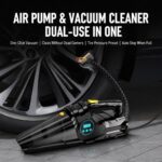 Vehicle-mounted air pump CARSUN 2-in-1 Car Vacuum & Tire Inflator, 12V Multi-function Car Vacuum Air Pump Combo