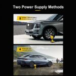 Vehicle-mounted air pump CARSUN Smart Wireless Digital Tire Inflator, Portable Car Tire Air Pump