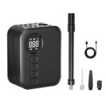 Brushless bicycle pump Ultra-Mini Wireless Portable Air Pump — Brushless Motor, 150 PSI, Digital Display