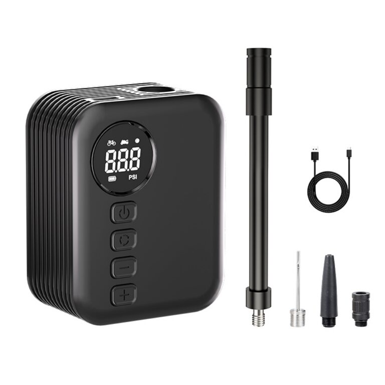 Brushless bicycle pump Ultra-Mini Wireless Portable Air Pump — Brushless Motor, 150 PSI, Digital Display