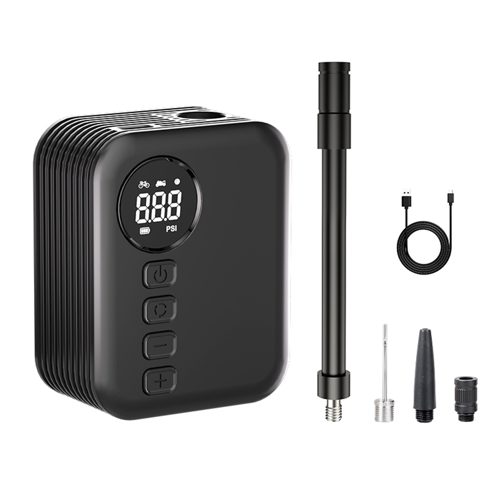 Brushless bicycle pump Ultra-Mini Wireless Portable Air Pump — Brushless Motor, 150 PSI, Digital Display