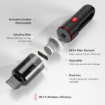 Car Vacuum Cleaner CARSUN Wireless Handheld Car Vacuum Cleaner, 3500PA Portable Mini Handheld Vacuum for Car Interior & Home Use