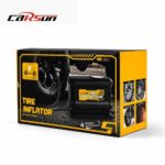 Vehicle-mounted air pump Mini Wired Car Tire Inflator with Mechanical Pointer Gauge, 12V Portable Vehicle Air Compressor Powered by Cigarette Lighter
